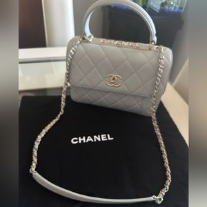 Light grey Chanel bag